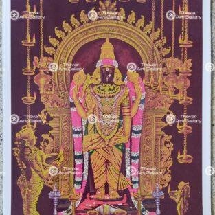 Artist Silpi antique Vintage print - Thevar art gallery