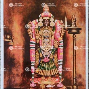 Artist Silpi antique Vintage print - Thevar art gallery