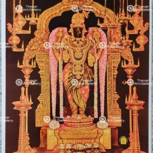 Artist Silpi antique Vintage print - Thevar art gallery