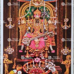 Artist Silpi antique Vintage print - Thevar art gallery
