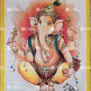 Artist Sapar Bros Antique vintage print - Thevar art gallery