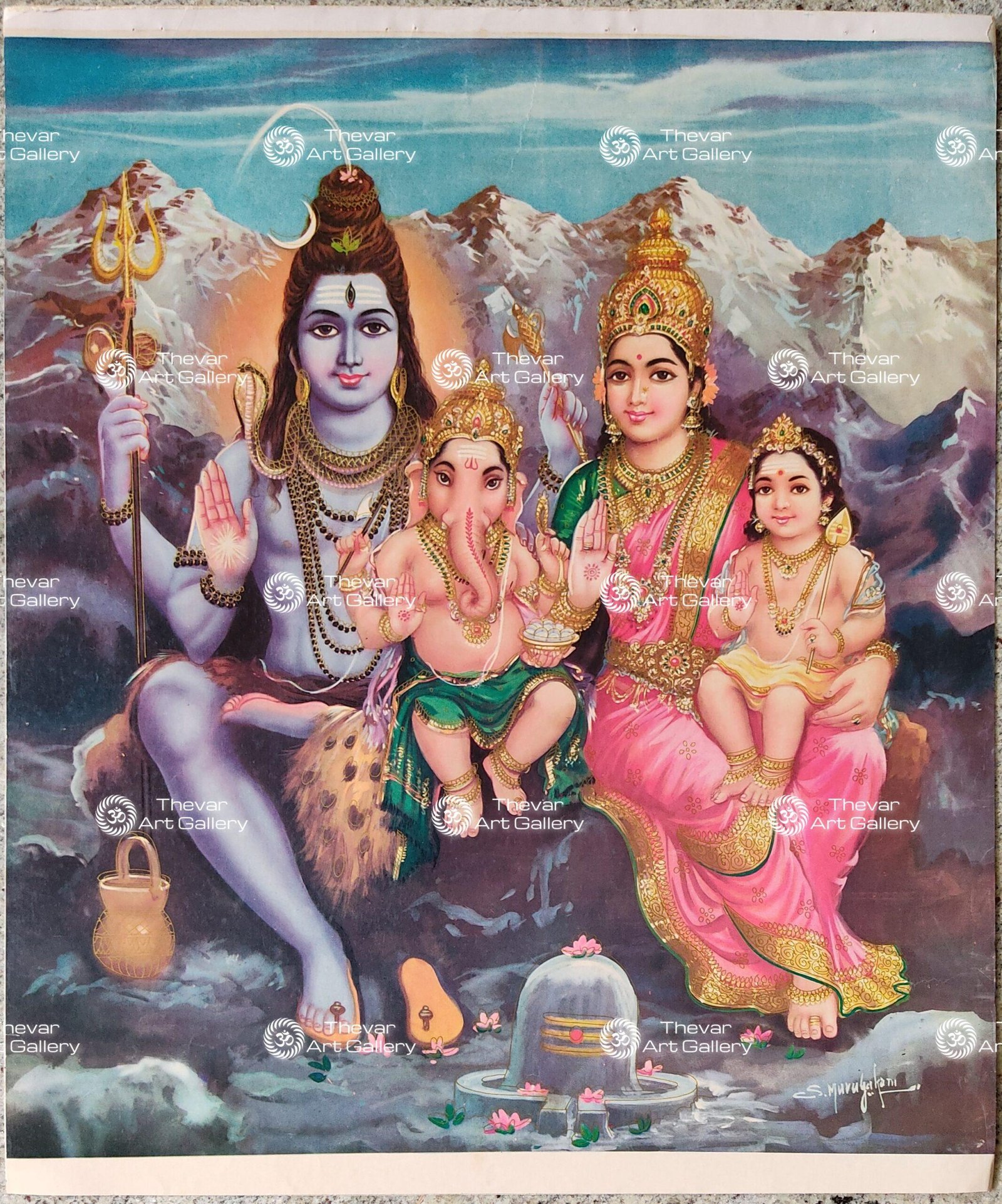 Shiva family | Shiva Parvati | Ganesha