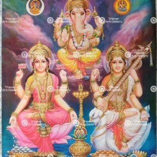 Artist Sapar Bros Antique vintage print - Thevar art gallery