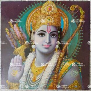 Artist Rangroop antique vintage print - Thevar Art Gallery