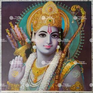 Artist Rangroop antique vintage print - Thevar Art Gallery