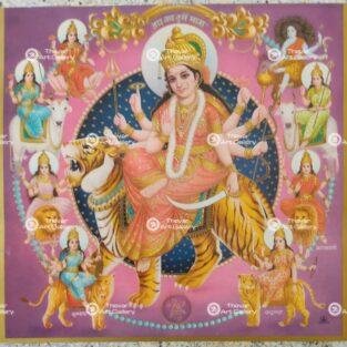 Artist Rangroop antique vintage print - Thevar Art Gallery