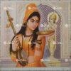 Artist Rangroop antique Vintage print - Thevar art gallery
