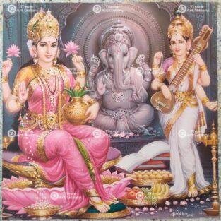 Artist Sapar Bros antique vintage print- Thevar Art Gallery