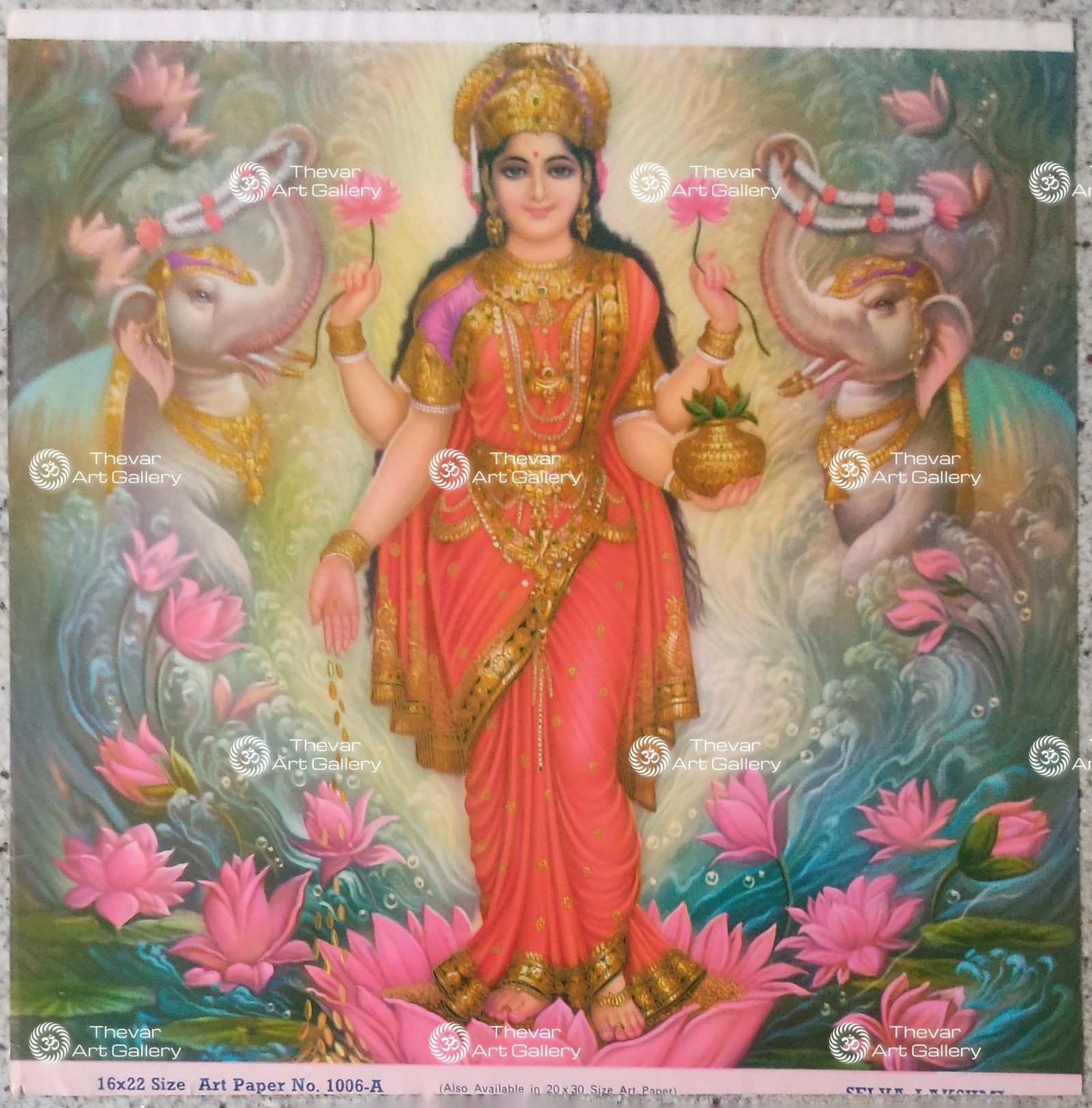 Artist Sapar Bros Antique Vintage print - Thevar Art Gallery