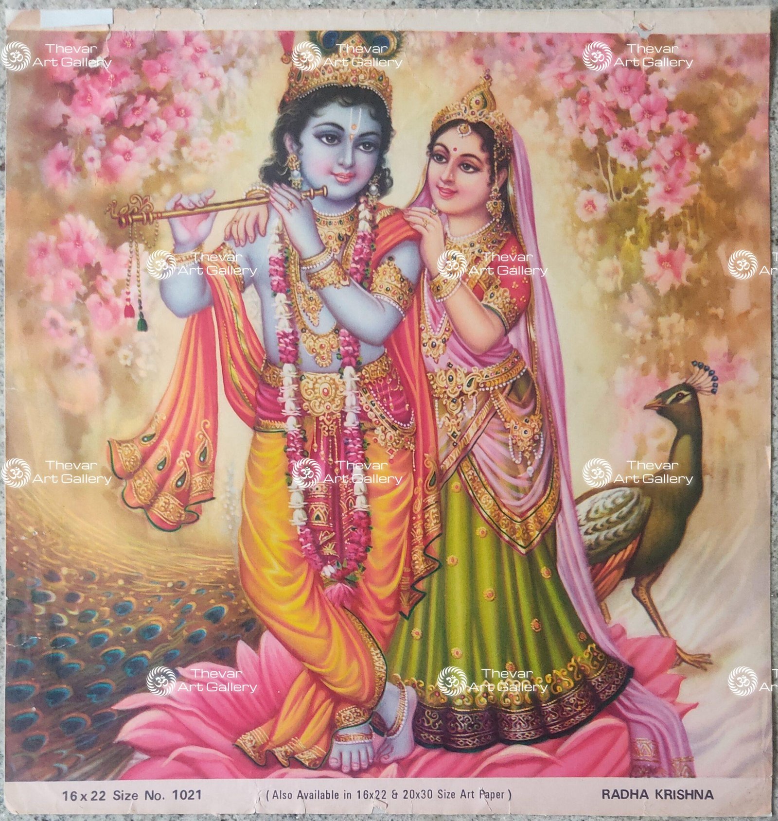 Artist Sapar Bros Antique Vintage print - Thevar Art Gallery