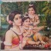 Artist Sapar Bros Antique Vintage print - Thevar Art Gallery