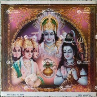 Artist Sapar Bros Antique Vintage print - Thevar Art Gallery