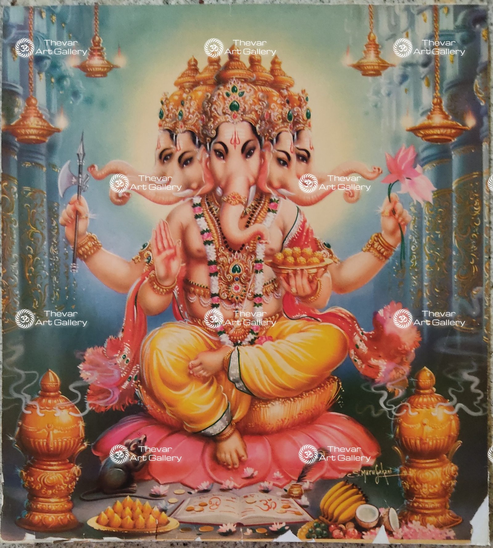 Artist S.Murugakani Antique vintage Print- Thevar Art Gallery