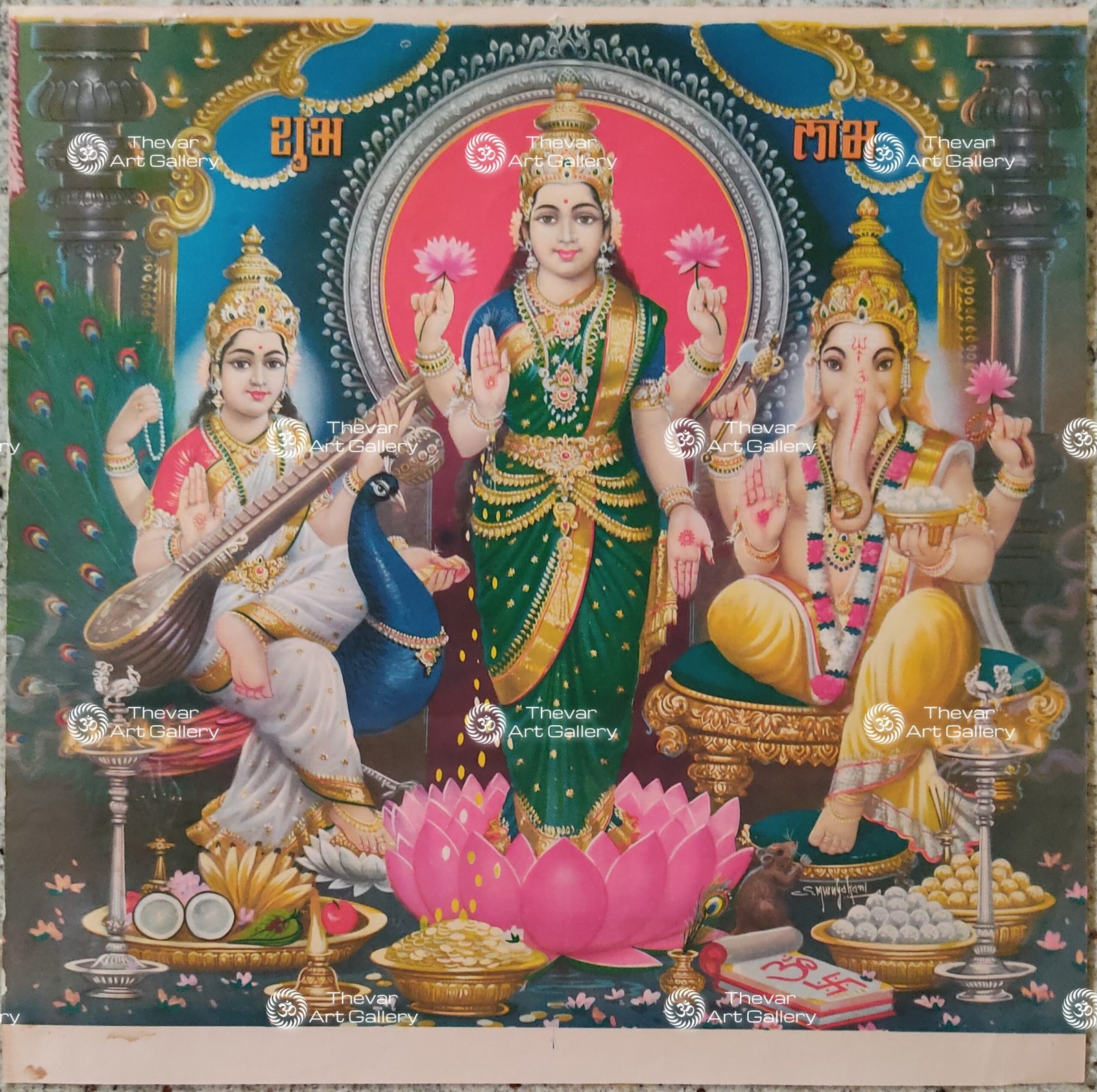 Artist S.Murugakani Antique vintage Print- Thevar Art Gallery