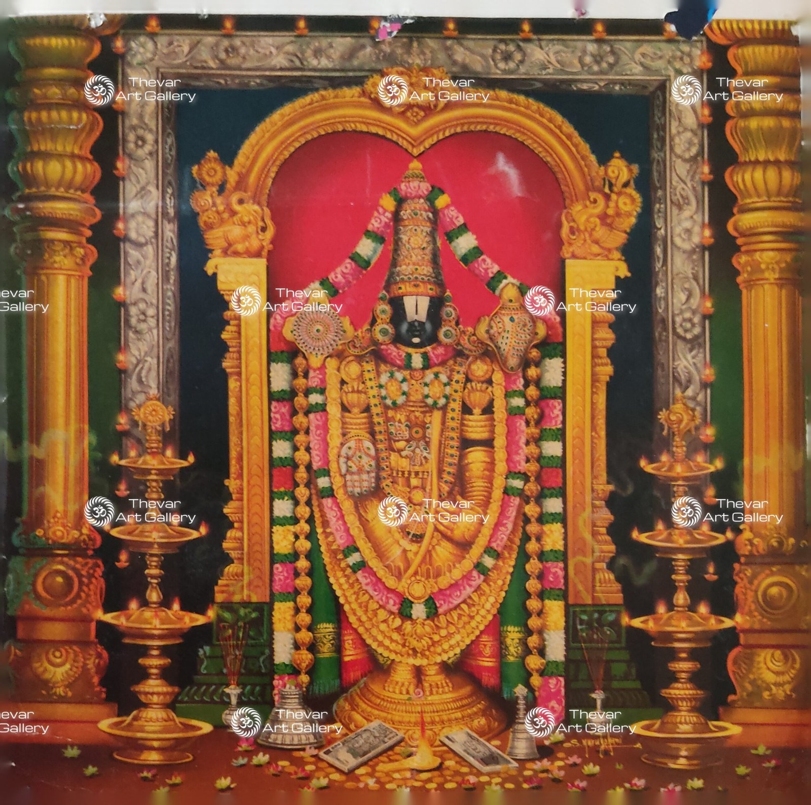 Artist S.Murugakani Antique vintage Print- Thevar Art Gallery