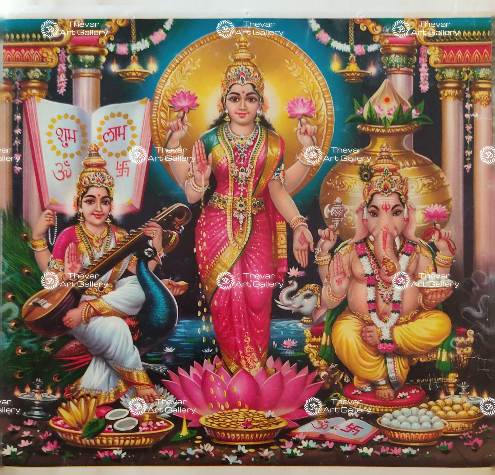 Artist S.Murugakani Antique vintage Print- Thevar Art Gallery