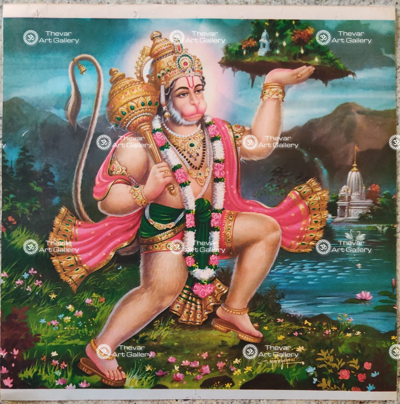 Artist S.Murugakani Antique vintage Print- Thevar Art Gallery