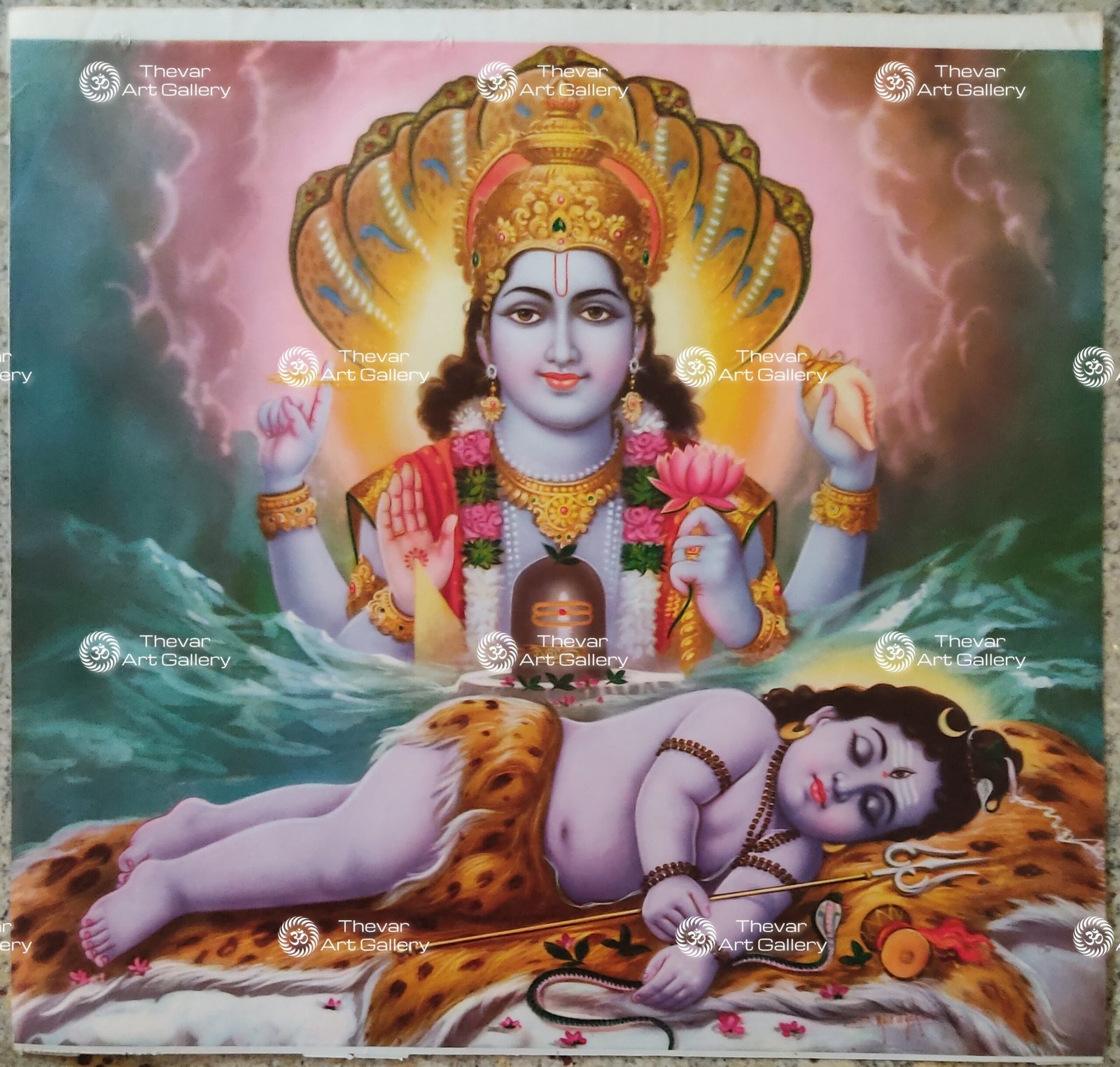 Artist S.Murugakani Antique vintage Print- Thevar Art Gallery