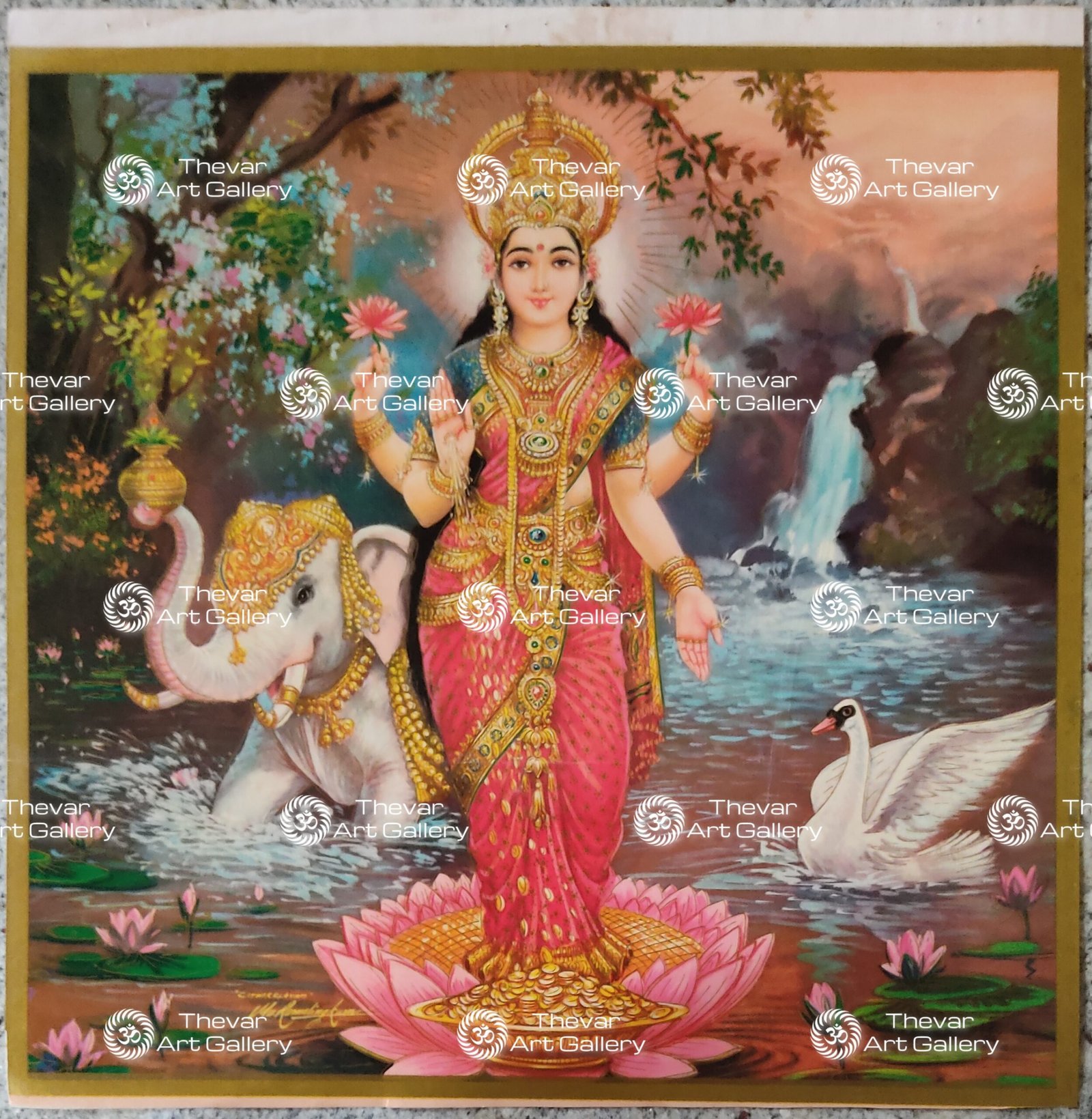 Artist C.Kondiahraju Antique vintage Print- Thevar Art Gallery