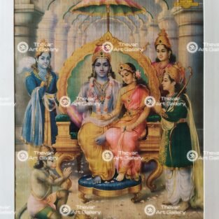 Artist C.Kondiahraju Antique vintage Print - Thevar Art Gallery