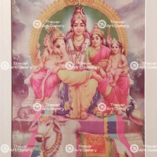 Artist C.Kondiahraju Antique vintage Print - Thevar Art Gallery