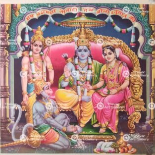 Artist C.Kondiahraju Antique vintage Print - Thevar Art Gallery