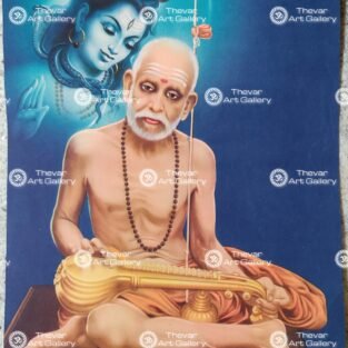 Artist C.Kondiahraju Antique vintage Print - Thevar Art Gallery