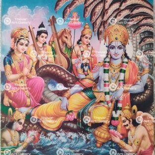 Artist C.Kondiahraju Antique vintage Print - Thevar Art Gallery