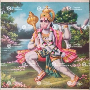 Artist C.Kondiahraju Antique vintage Print - Thevar Art Gallery