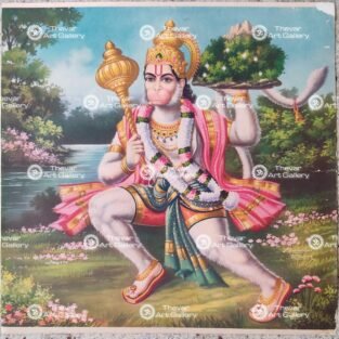 Artist C.Kondiahraju Antique vintage Print - Thevar Art Gallery