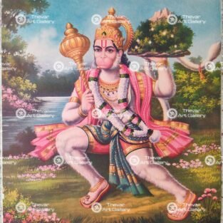 Artist C.Kondiahraju Antique vintage Print - Thevar Art Gallery