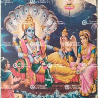Artist C.Kondiahraju Antique vintage Print - Thevar Art Gallery