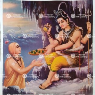Artist C.Kondiahraju Antique vintage Print - Thevar Art Gallery