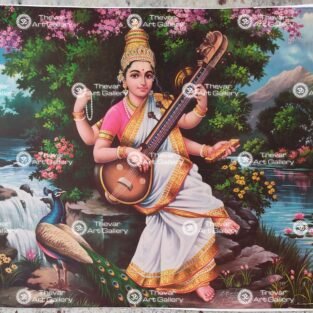 Artist C.Kondiahraju Antique vintage Print - Thevar Art Gallery