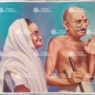 Artist C.Kondiahraju Antique vintage Print - Thevar Art Gallery