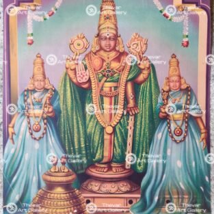 Artist C.Kondiahraju Antique vintage Print - Thevar Art Gallery
