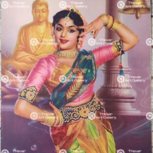 Artist C.Kondiahraju Antique vintage Print - Thevar Art Gallery