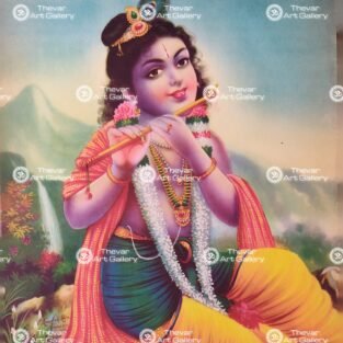 Artist C.Kondiahraju Antique vintage Print - Thevar Art Gallery
