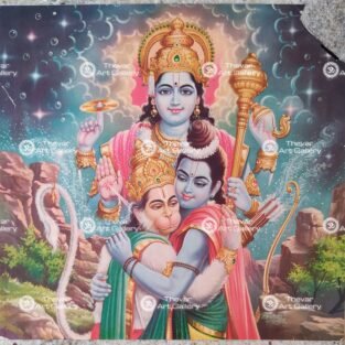 Artist C.Kondiahraju Antique vintage Print - Thevar Art Gallery
