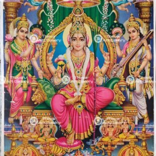 Artist C.Kondiahraju Antique vintage Print - Thevar Art Gallery
