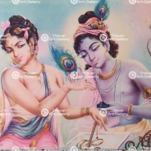 Artist C.Kondiahraju Antique vintage Print - Thevar Art Gallery