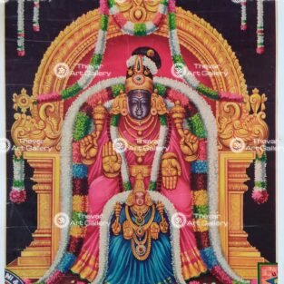 Artist C.Kondiahraju Antique vintage Print - Thevar Art Gallery