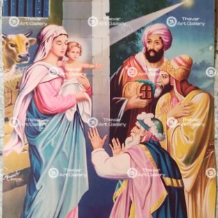 Artist C.Kondiahraju Antique vintage Print - Thevar Art Gallery