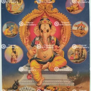 Artist C.Kondiahraju Antique vintage Print - Thevar Art Gallery