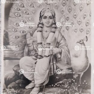 Artist C.Kondiahraju Antique vintage Print - Thevar Art Gallery