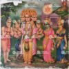 Artist C.Kondiahraju Antique vintage Print - Thevar Art Gallery
