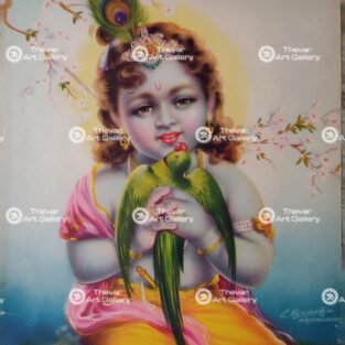 Artist C.Kondiahraju Antique vintage Print - Thevar Art Gallery