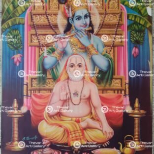 Artist C.Kondiahraju Antique vintage Print - Thevar Art Gallery