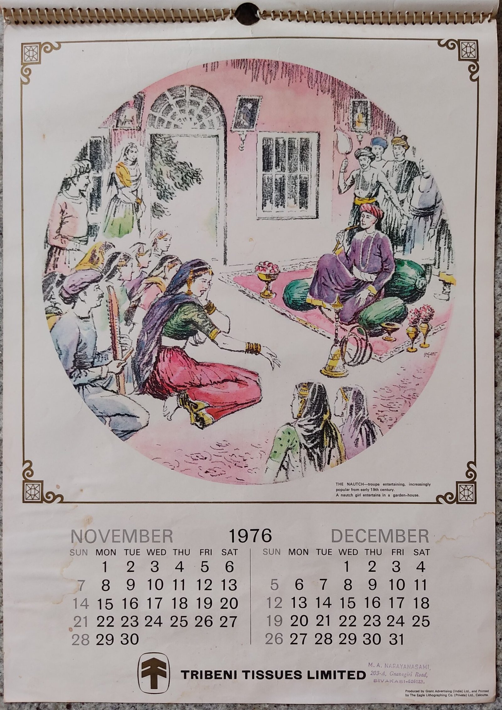 Calender Print 1976 (set of 6) - Image 6